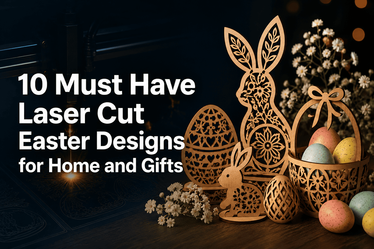 10 Must Have Laser Cut Easter Designs for Home and Gifts