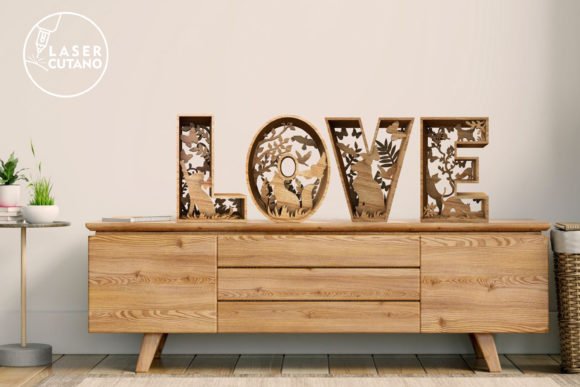 Alphabet Multilayer Laser Cut File