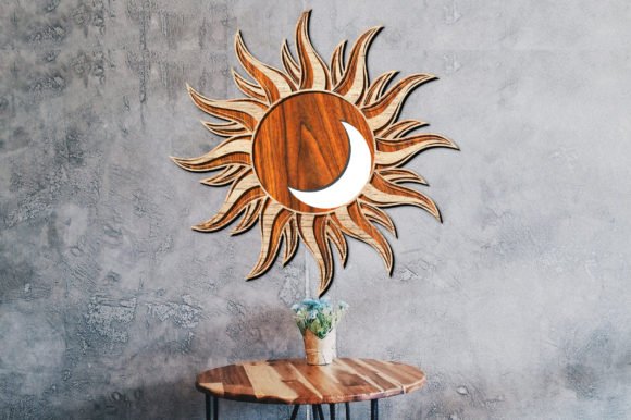 Sun With Moon Wooden Laser Cut 3D SVG
The Original Images without watermark and no background in available file formats: SVG / Ai / PNG (300ppi transparent background).
WHAT YOU WILL RECEIVE
You will receive this set in 3 file formats:
– SVG (vector files – unlimited resizing with no quality loss)
– PNG (raster files, high-quality 300ppi, transparent background)
– Ai