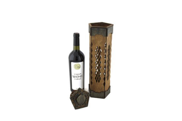 Wine Box. Laser File. Wine Box Svg