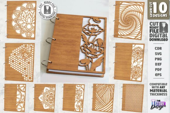 Decorative Notebook Cover Laser Cut |CNC