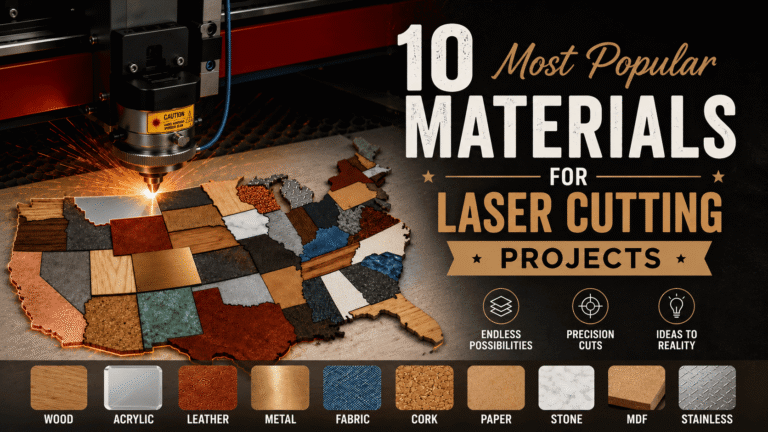 10 Most Popular Materials for Laser Cutting Projects