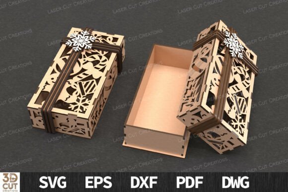 Gift Box Bundle Laser Cut SVG Set