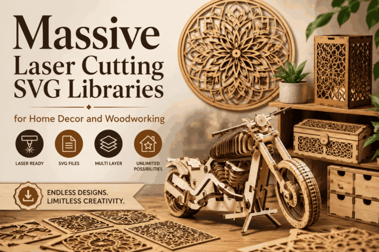 Massive Laser Cutting SVG Libraries