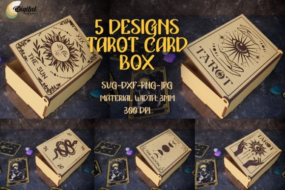Tarot Card Box Laser Cut Bundle