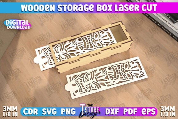 Wooden Storage Boxes Bundle