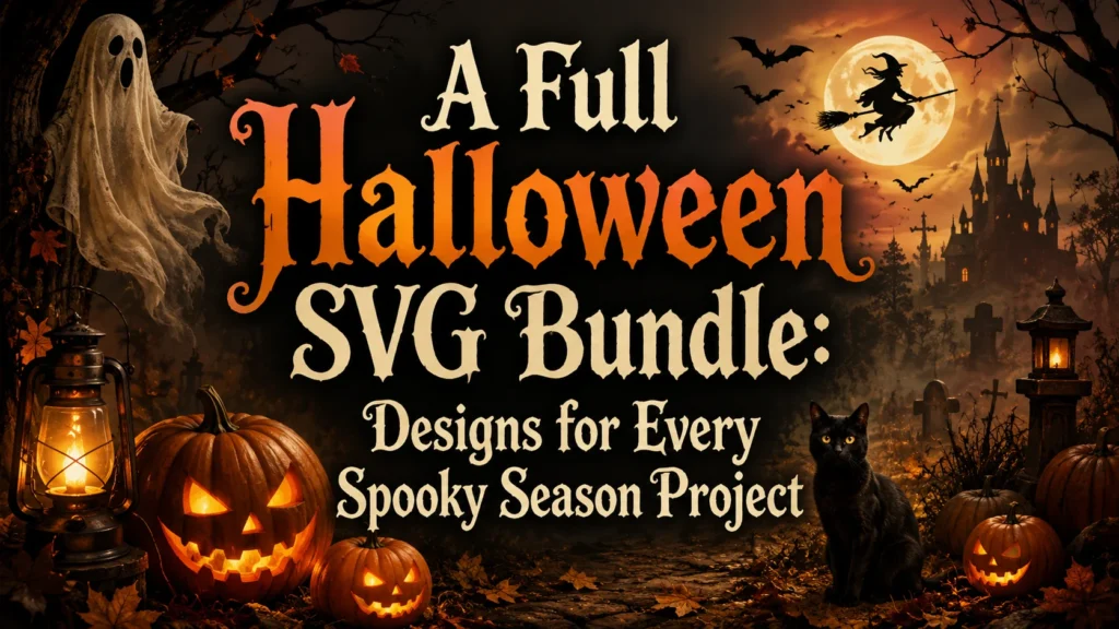 A Full Halloween SVG Bundle