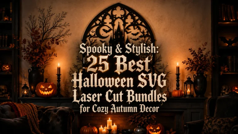 Spooky & Stylish: 25 Best Halloween SVG Laser Cut Bundles for Cozy Autumn Decor
