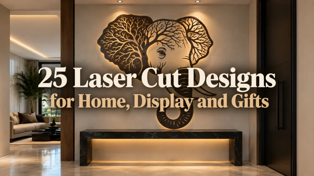 25 Laser Cut Designs for Home, Display and Gifts