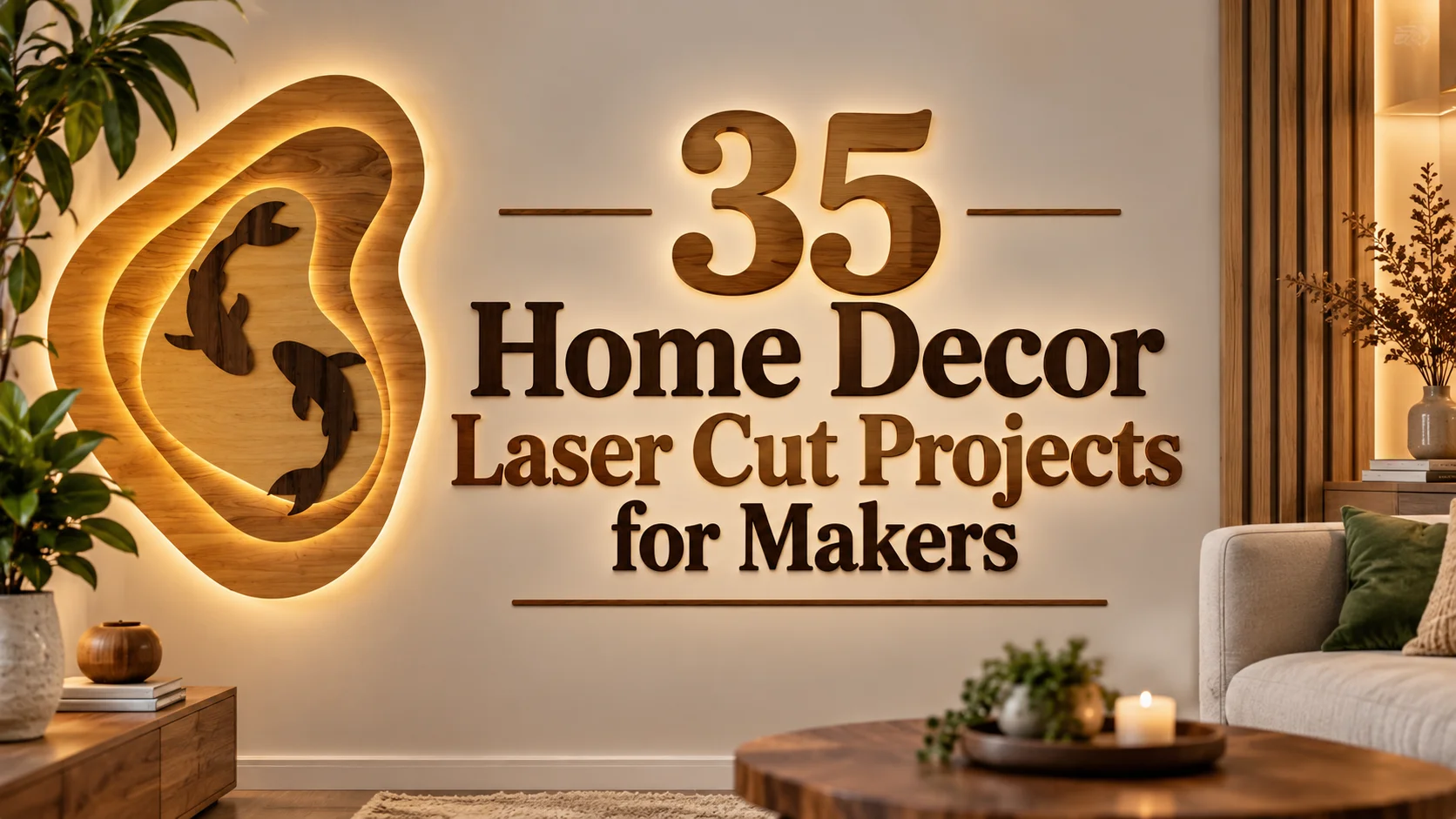 35 Home Decor Laser Cut Projects for Makers