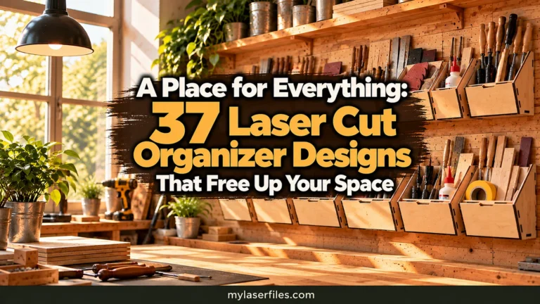 A Place for Everything: 37 Laser Cut Organizer Designs That Free Up Your Space