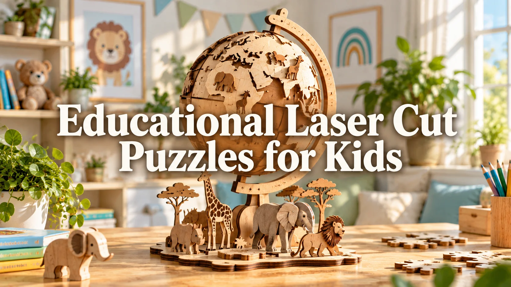 Educational Laser Cut Puzzles for Kids