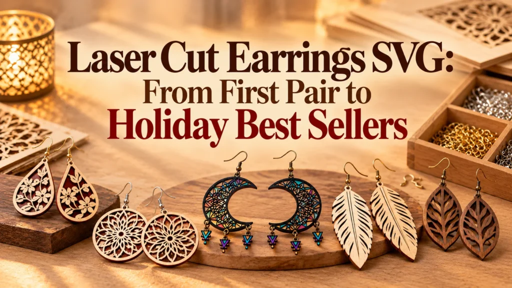 Laser Cut Earrings SVG: From First Pair to Holiday Best Sellers