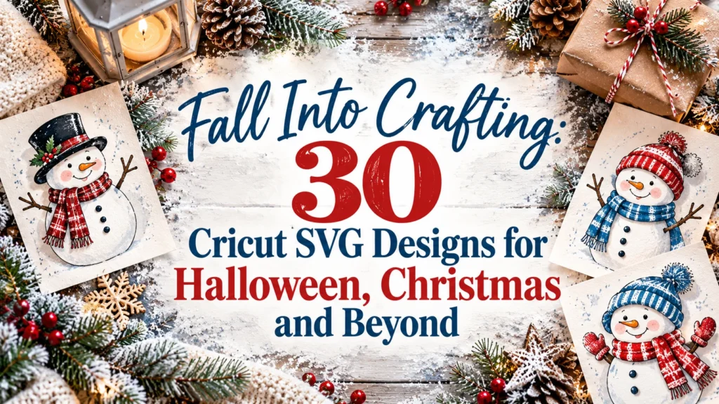Fall Into Crafting: 30 Cricut SVG Designs for Halloween, Christmas and Beyond